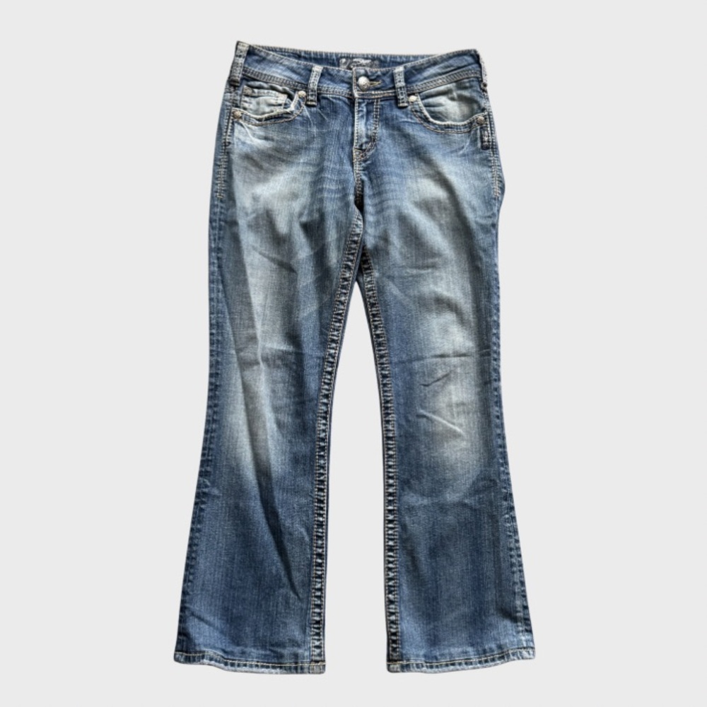 Silver Jeans Embellished Back Pocket Bootcut Jeans